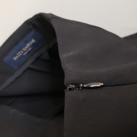 Piazza Sempione black wool cropped pants size 40. Made in Italy. - Picture 4 of 4